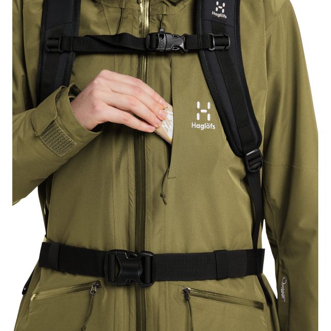 Haglöfs Lumi Insulated Parka W – Parka izolată impermeabilă - Verde Olive Green