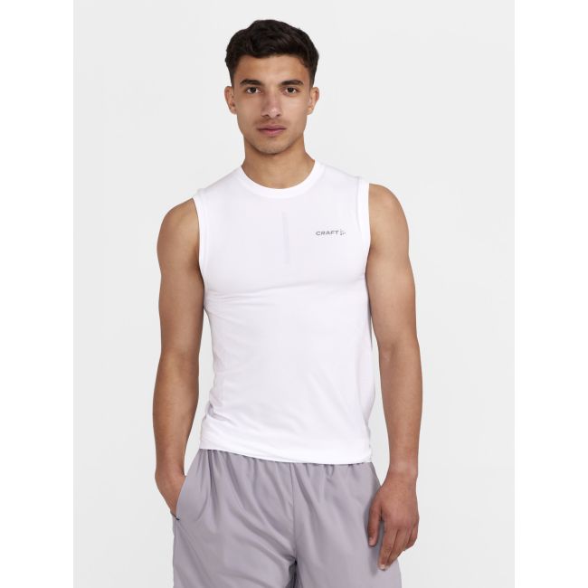 Craft ADV Cool Intensity SL Tee – Maiou strat de bază răcoros - Alb