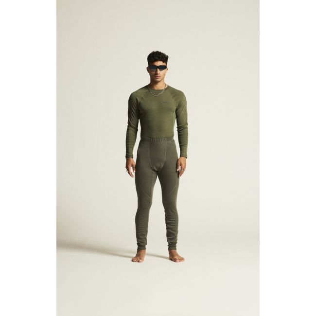 Craft ADV Wool Merino Rn LS – Bluză strat de bază cu lână merinos - Verde