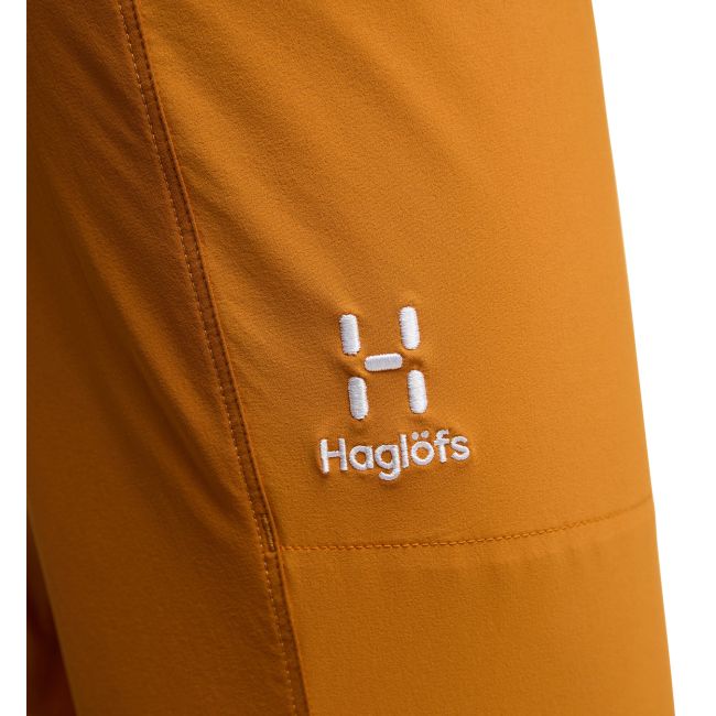 Haglöfs ROC Lite Slim Pant W – Pantaloni de cățărare ușori - Maro Desert Yellow/Golden Brown