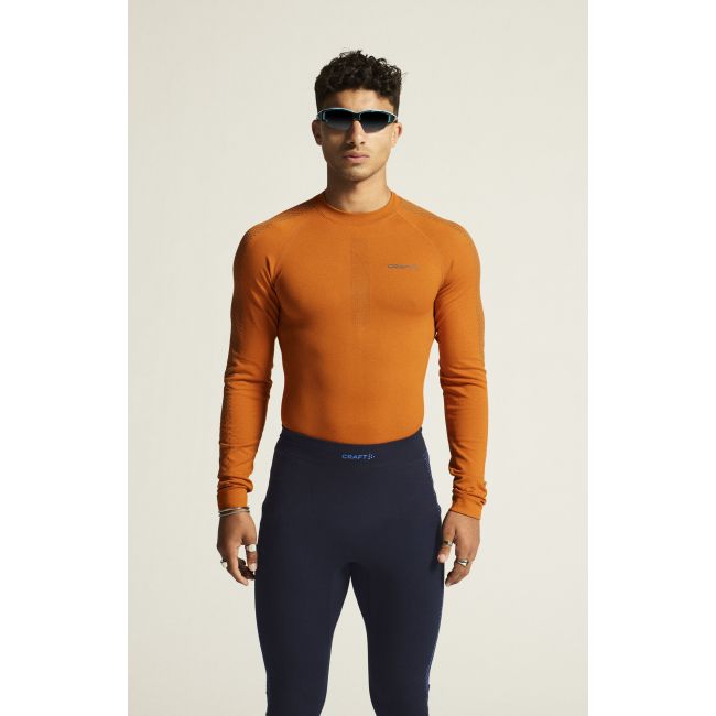 Craft ADV Warm Intensity LS – Bluză strat de bază caldă - Portocaliu