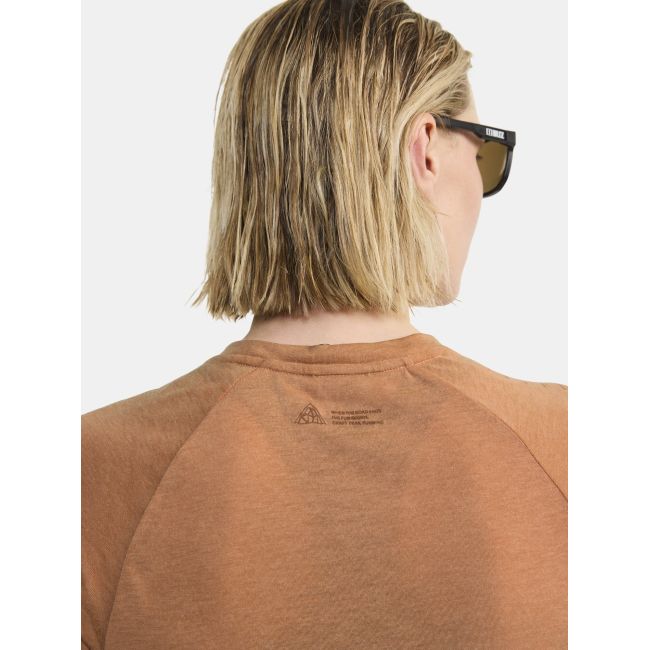 Craft ADV Trail Wool SS Tee W – Tricou de alergare trail cu lână - Maro (791200)