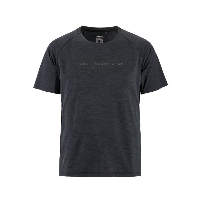 Craft ADV Gravel SS Tee – Tricou de ciclism gravel - Negru