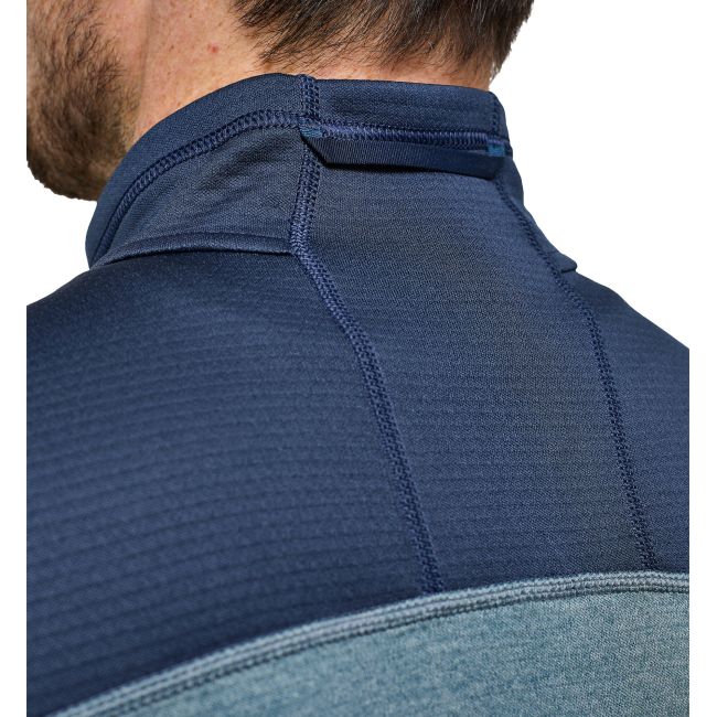 Haglöfs ROC Flash Mid Halfzip – Bluză tehnică de cățărare cu fermoar scurt - Albastru Tarn Blue/Steel Blue