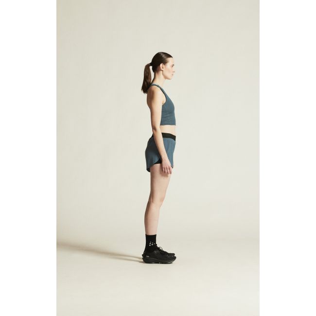 Craft PRO Hypervent Split Shorts 2 W – Pantaloni scurți de concurs cu șliț - Albastru
