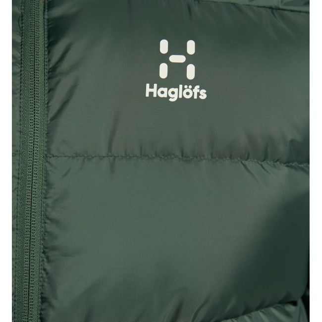 Haglöfs Bield Down Hood – Geacă din puf cu glugă - Verde închis Fjell Green