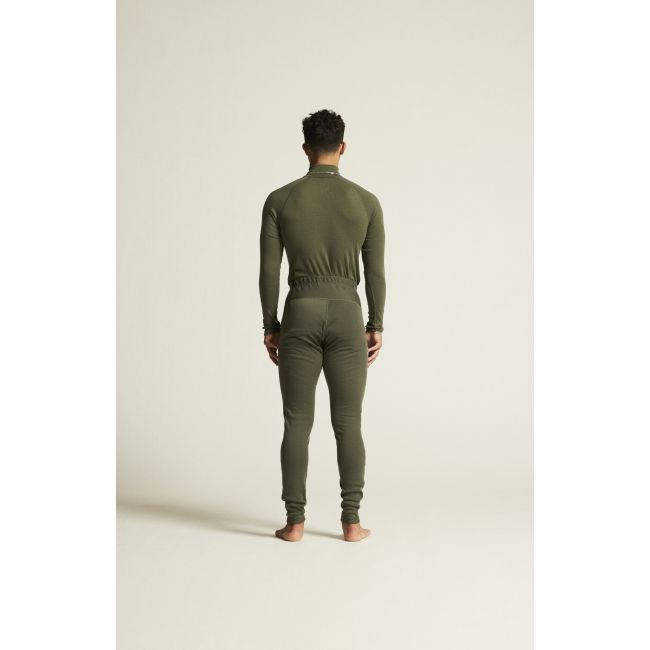 Craft ADV Wool Merino HZ – Bluză strat de bază cu merinos și fermoar scurt - Verde