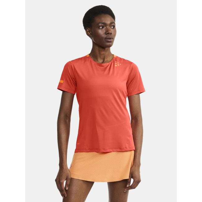Craft PRO Hypervent Tee 2 W – Tricou de alergare ultraușor - Roșu