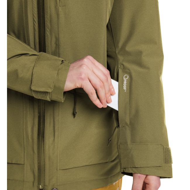 Haglöfs Lumi Insulated Parka W – Parka izolată impermeabilă - Verde Olive Green