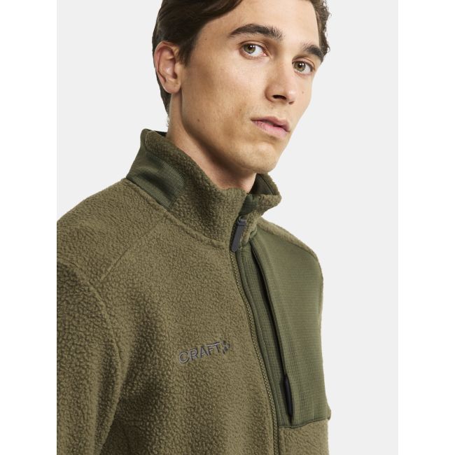 Craft ADV Explore Pile Fleece Jacket – Geacă fleece pufos - Verde