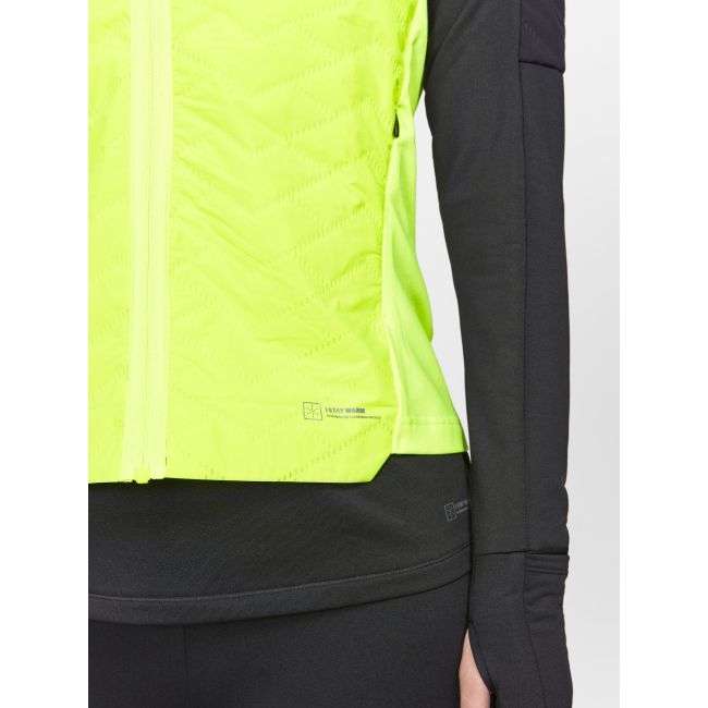 Craft ADV Subz Lumen Vest W – Vestă de alergare izolată reflectorizantă - Galben