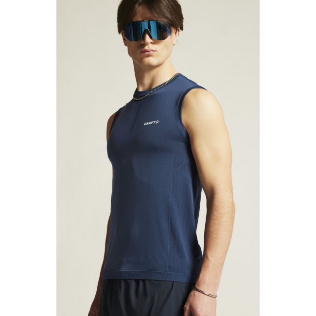 Craft ADV Cool Intensity SL Tee – Maiou strat de bază răcoros - Albastru