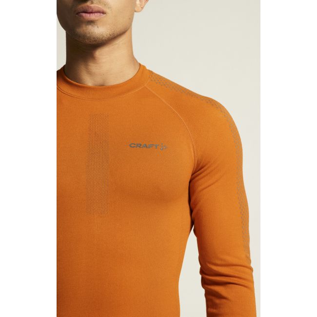 Craft ADV Warm Intensity LS – Bluză strat de bază caldă - Portocaliu