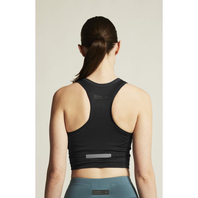 Craft PRO Hypervent Cropped Top 2 W – Top scurt de alergare - Negru