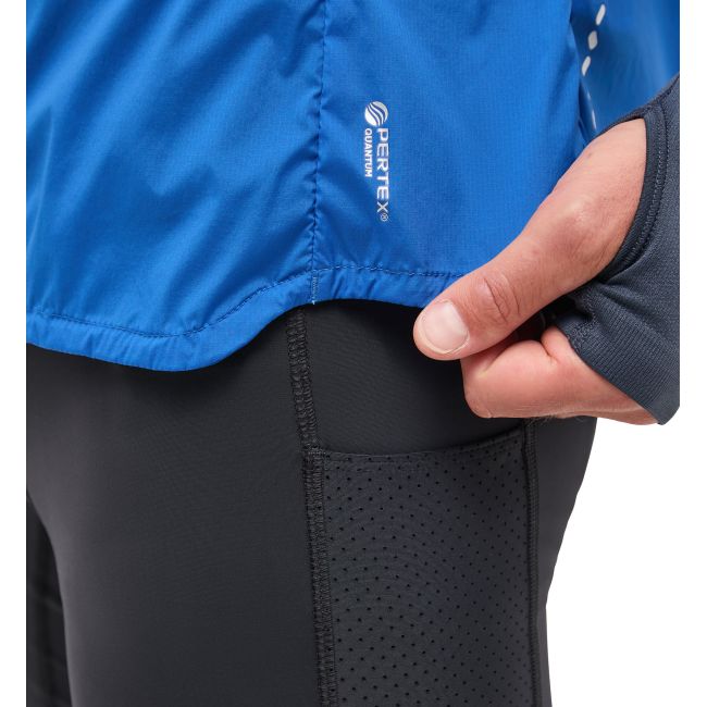 Haglöfs L.I.M Intense Trail Down Vest – Vestă din puf pentru alergare montană - Albastru Electric Blue