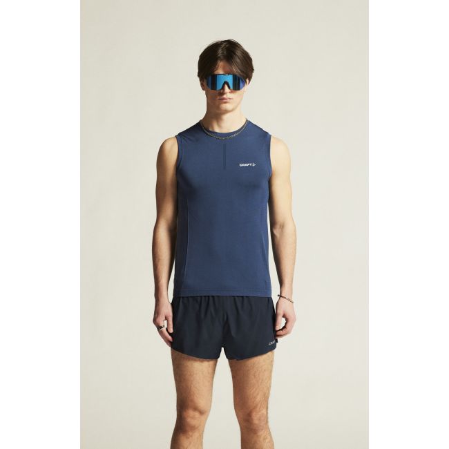 Craft ADV Cool Intensity SL Tee – Maiou strat de bază răcoros - Albastru