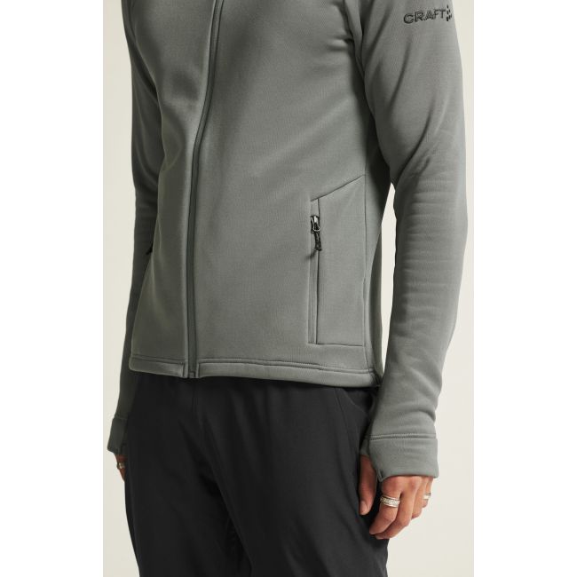 Craft ADV Explore Power Fleece Hood Jacket – Geacă fleece elastică cu glugă - Verde