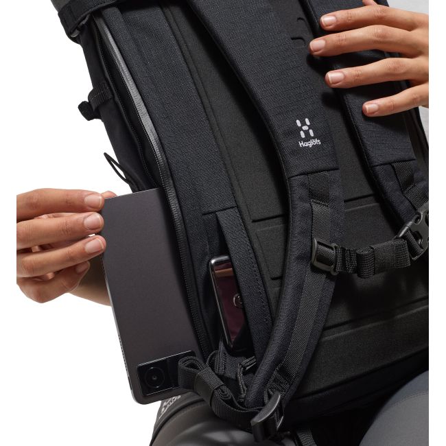 Haglöfs Ardos Rolltop 22 – Rucsac rolltop 22 L - Negru True Black