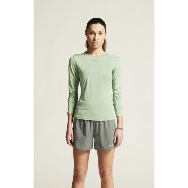 Craft ADV Essence LS Tee 2 W – Bluză tehnică cu mânecă lungă - Verde