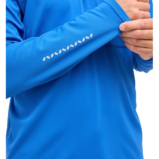 Haglöfs L.I.M Tempo Trail Halfzip – Bluză de alergare trail cu fermoar scurt - Albastru Electric Blue