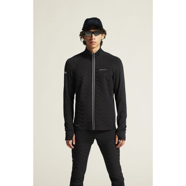 Craft ADV Subz Lumen Jacket 4 – Geacă de alergare izolată reflectorizantă - Negru