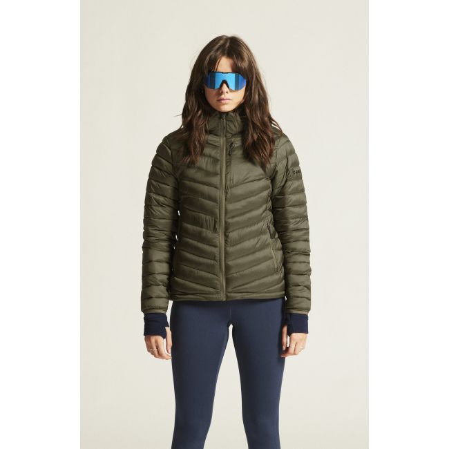 Craft Core Explore LT Insulation Jacket W – Geacă matlasată caldă cu glugă - Verde