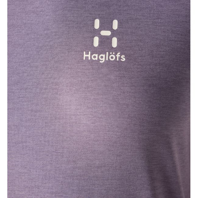 Haglöfs Ridge Hike Tee W – Tricou tehnic de drumeție - Mov Purple Fog