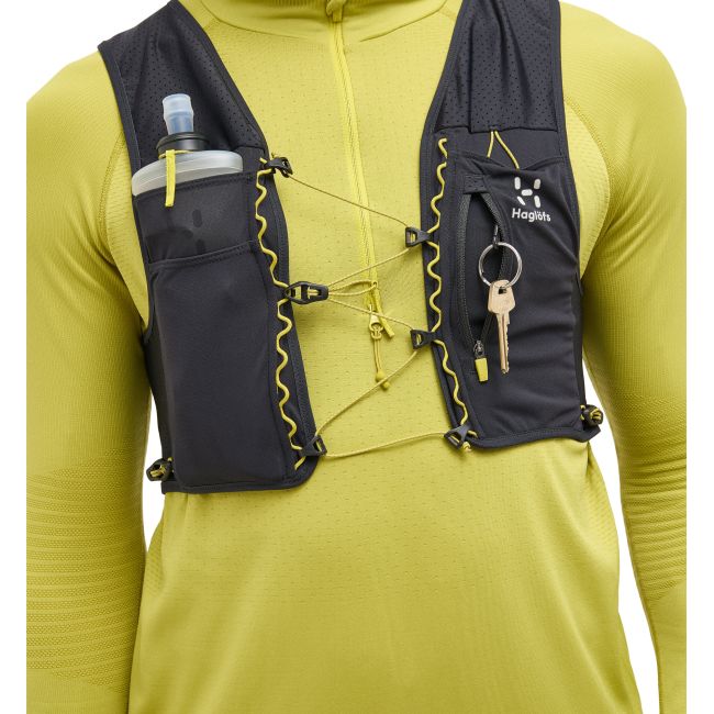 Haglöfs L.I.M Intense Trail Running Vest – Vestă de alergare trail minimalistă - Negru True Black
