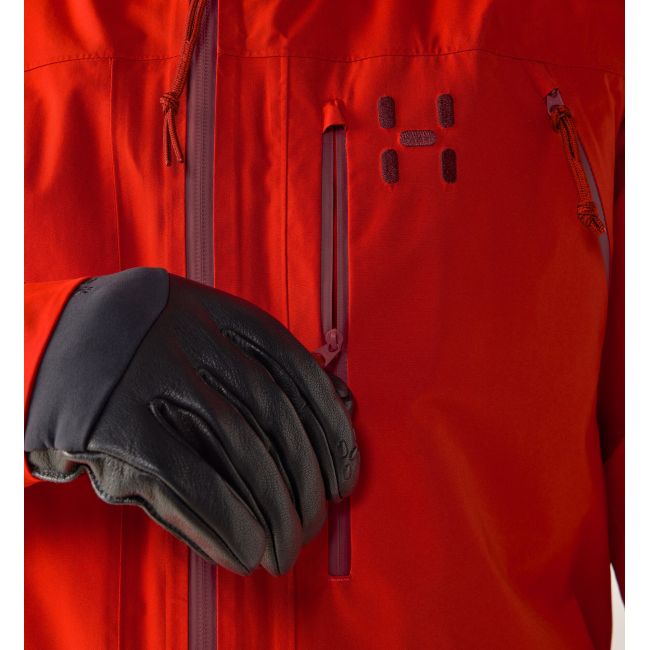 Haglöfs Latnja GTX Insulated Jacket – Geacă de schi izolată GORE-TEX - Roșu Tech Red