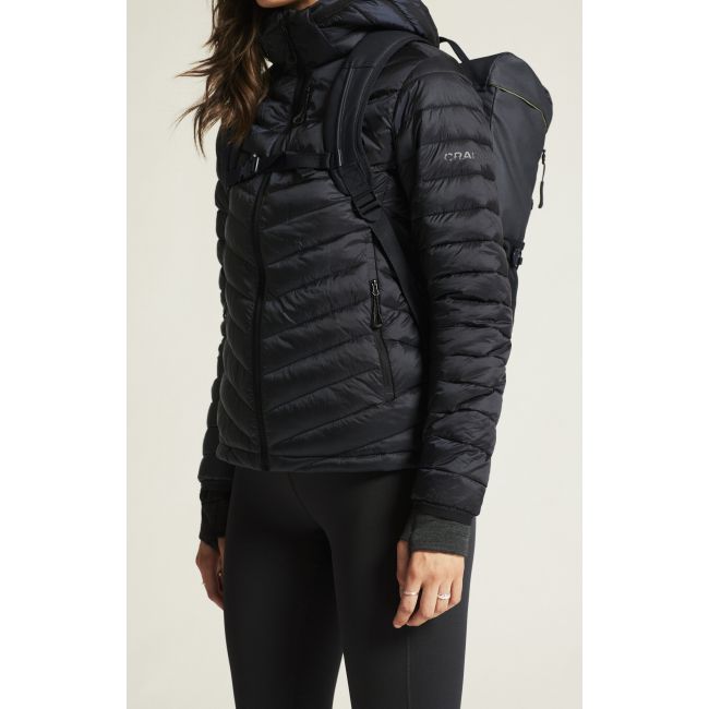 Craft Core Explore LT Insulation Jacket W – Geacă matlasată caldă cu glugă - Negru