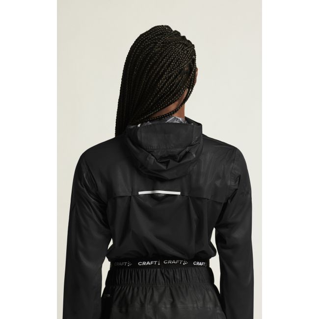 Craft PRO Hydro Lightweight Jacket W – Geacă de alergare impermeabilă ultraușoară - Negru (999000)