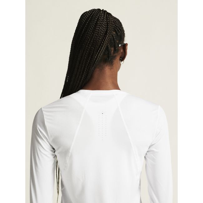 Craft ADV Essence LS Tee 2 W – Bluză tehnică cu mânecă lungă - Alb