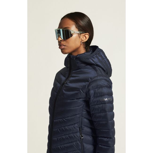 Craft Core Explore LT Insulation Jacket W – Geacă matlasată caldă cu glugă - Albastru