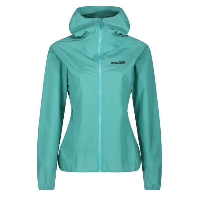 INOV8 Stormshell FZ V2 W – Geacă impermeabilă de alergare cu glugă - Albastru