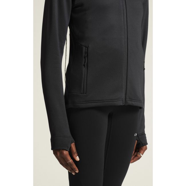 Craft ADV Explore Power Fleece Hood Jacket W – Geacă fleece elastică cu glugă - Negru
