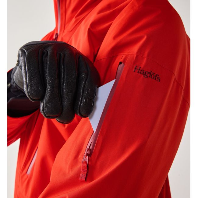 Haglöfs Latnja GTX Insulated Jacket W – Geacă de schi izolată GORE-TEX - Roșu Tech Red