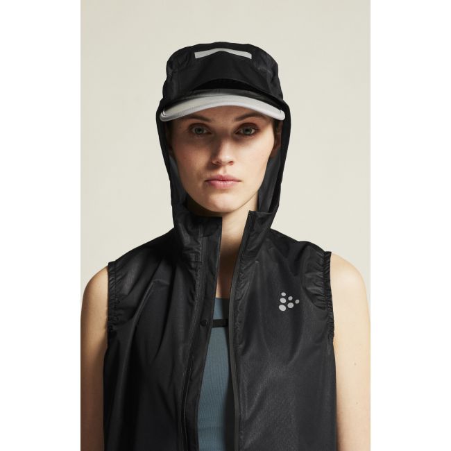 Craft PRO Hydro Lightweight Vest W – Vestă de alergare impermeabilă ultraușoară - Negru
