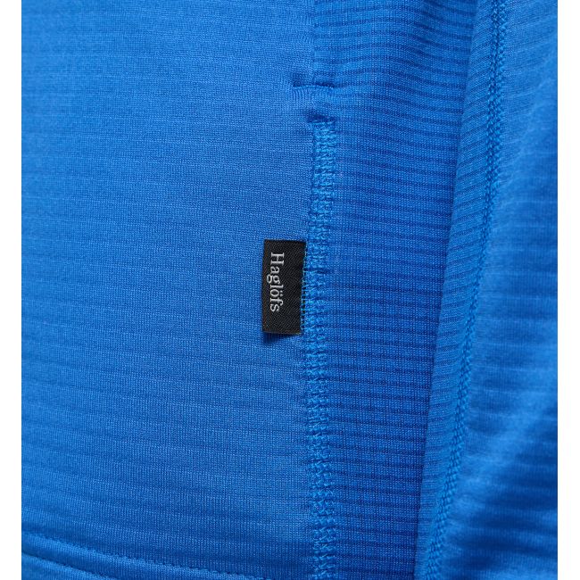 Haglöfs L.I.M Mid Multi Hood – Hanorac strat intermediar - Albastru Electric Blue