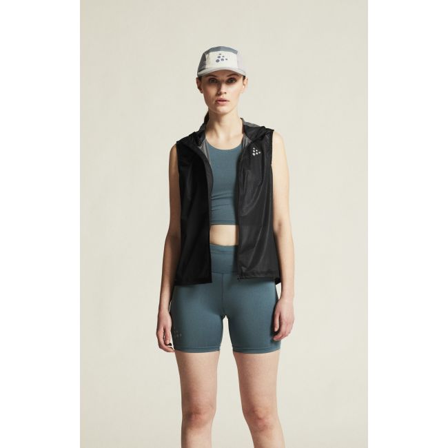 Craft PRO Hydro Lightweight Vest W – Vestă de alergare impermeabilă ultraușoară - Negru