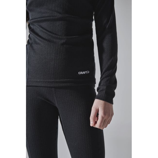 Craft Core Dry Baselayer Set Junior – Set strat de bază pentru copii - Negru