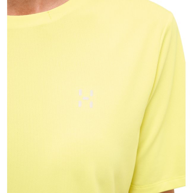 Haglöfs L.I.M Ridge Tee W – Tricou tehnic ușor - Galben Pale Yellow