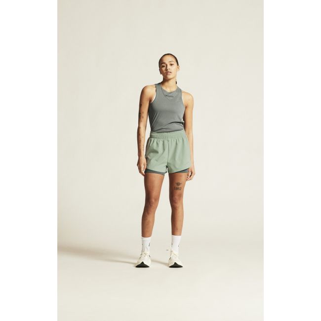 Craft ADV Essence 2-IN-1 Shorts 2 W – Pantaloni scurți de antrenament 2 în 1 - Verde