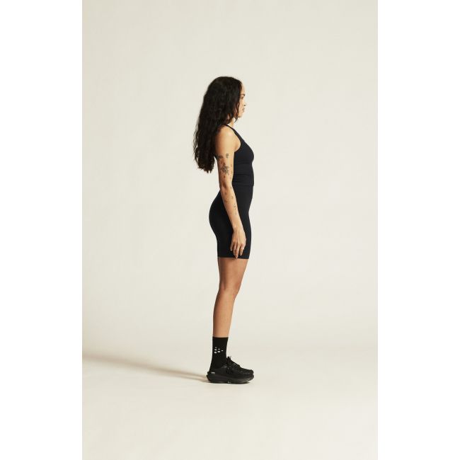 Craft Collective Rib Sports Bra W – Bustieră sport reiată fără cusături - Negru