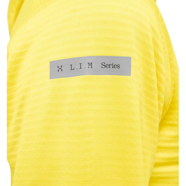 Haglöfs L.I.M Mid Multi Hood W – Hanorac strat intermediar - Galben Tech Yellow