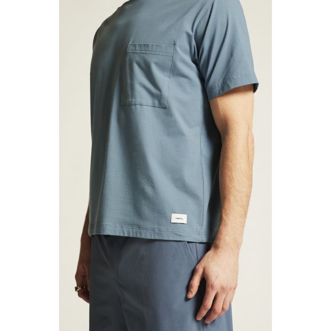Craft Collective Relaxed SS Tee – Tricou lejer din bumbac - Albastru (363000)
