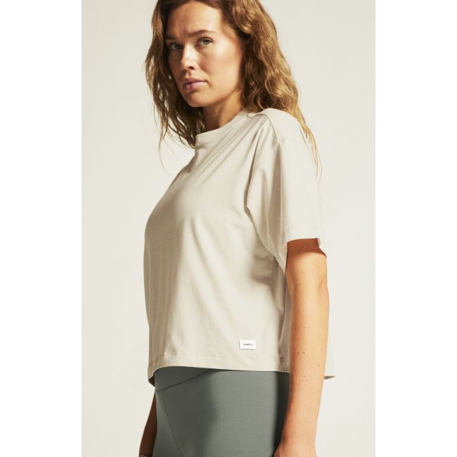 Craft Collective Relaxed SS Tee W – Tricou lejer din bumbac - Maro