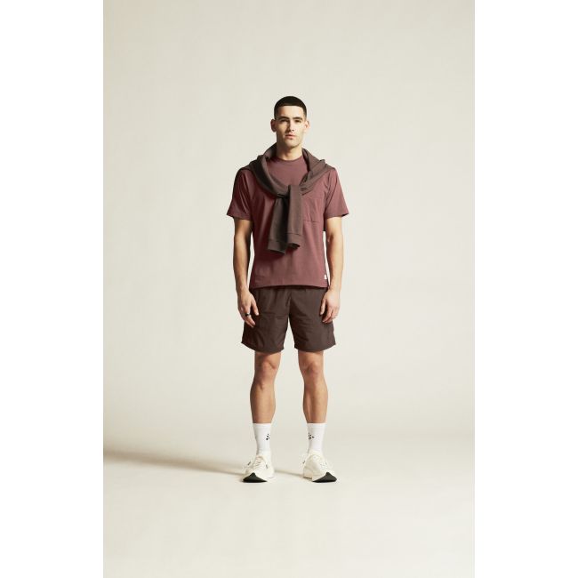 Craft Collective Relaxed SS Tee – Tricou lejer din bumbac - Roșu