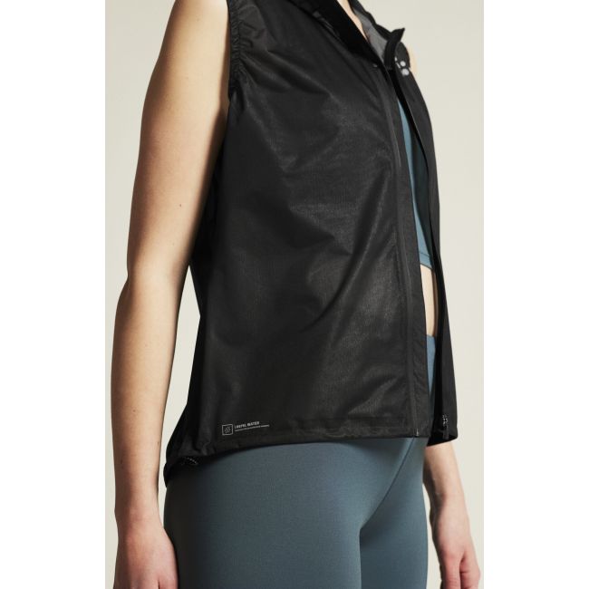 Craft PRO Hydro Lightweight Vest W – Vestă de alergare impermeabilă ultraușoară - Negru