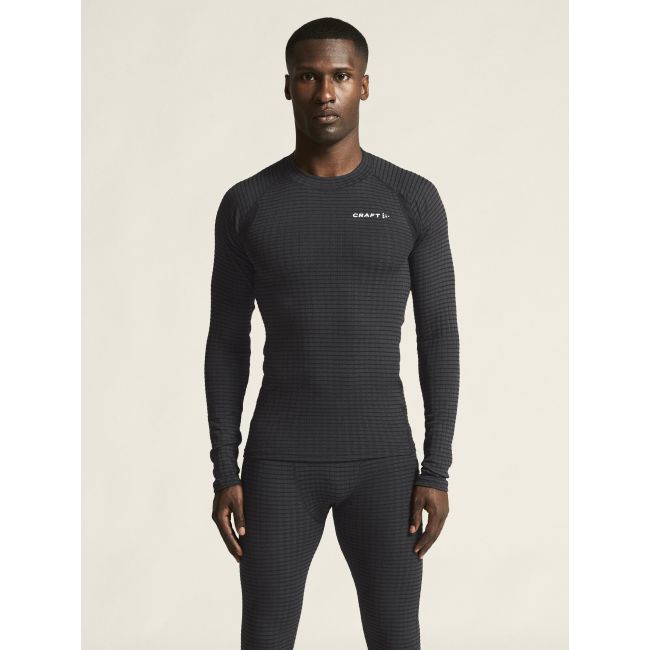 Craft Wool Extreme X LS 2 – Bluză strat de bază cu lână merinos - Negru
