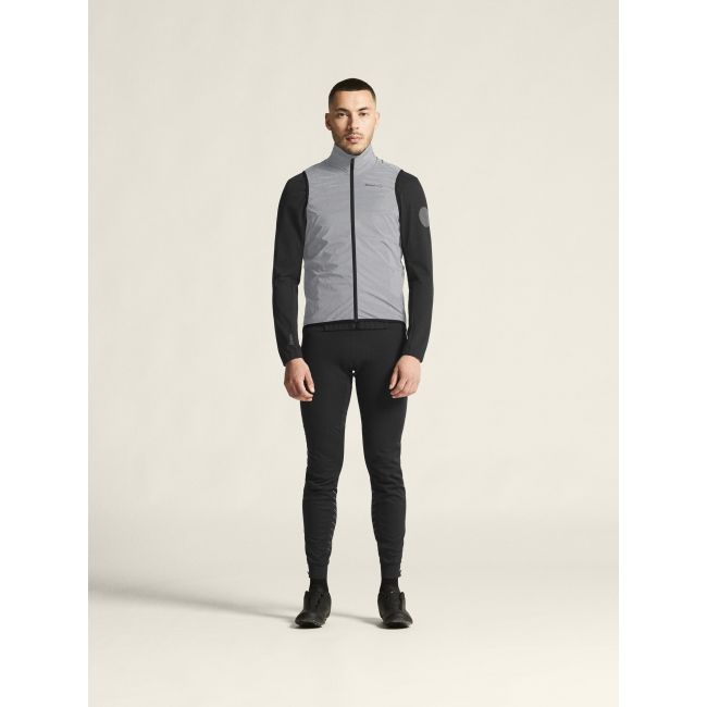 Craft ADV Essence Lumen Wind Vest – Vestă de ciclism anti-vânt reflectorizantă - Gri